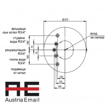 Подово стоящ бойлер с топлообменник GTS 120 Austria Email